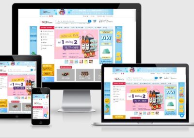 Thiết kế website thương mại điện tử SCJ TV Shopping