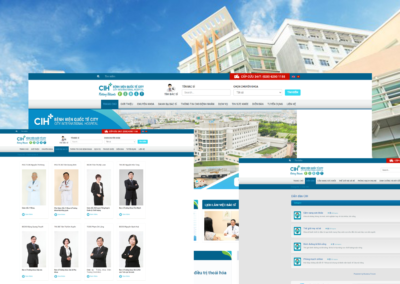 Thiết kế website Bệnh Viện Quốc Tế Thành Đô – CIH