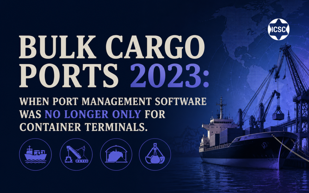 Bulk Cargo Ports 2023: When Port Management Software Was No Longer Only for Container Terminals
