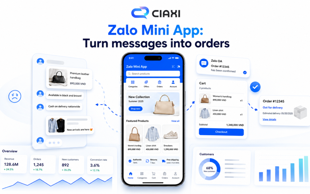 Zalo Mini Apps for Commerce: Turn Conversations into Orders Without Leaving Zalo