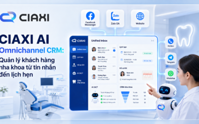 CIAXI AI Omnichannel CRM: Giải pháp giúp phòng khám nha khoa quản lý khách hàng từ tin nhắn đến lịch hẹn