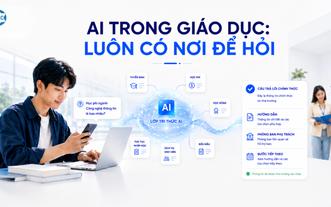 AI trong giáo dục: Khi người học luôn có nơi để hỏi và nhận câu trả lời chính xác